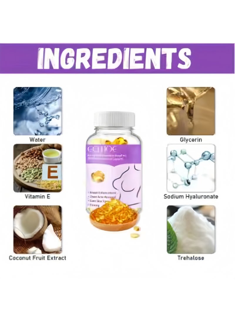 إيلهو كبسولات العضاد – كبسولات العناية بالثدي المماسكة والمغذية 30 قطعة - Image 2